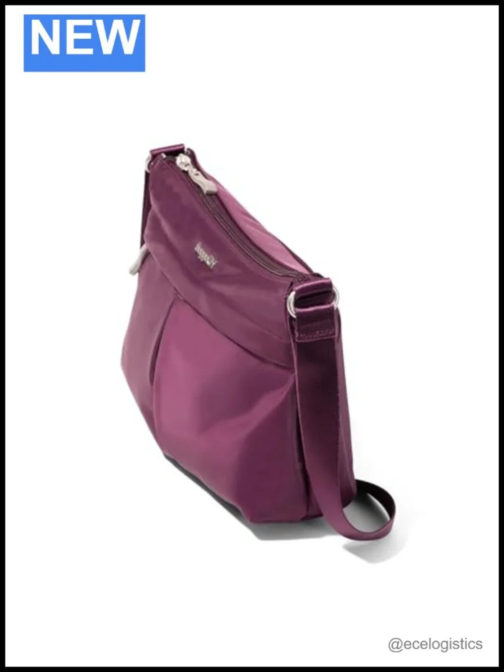 Lightweight RFID Crossbody Bag with Adjustable Strap